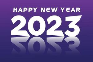 feliz año nuevo 2023 diseño vector