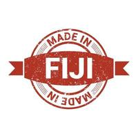 Fiji stamp design vector