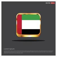 UAE flag design vector