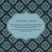 Invitation card with creative design vector