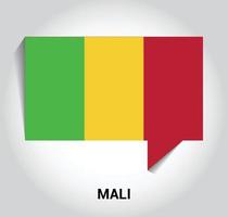 Mali Independnece day design vector