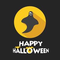 Happy Halloween design typography vector