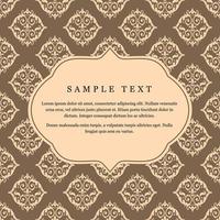 Invitation card with creative design vector