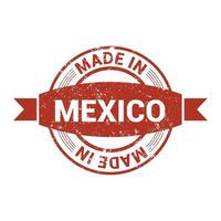 Made in Mexico flag design vector