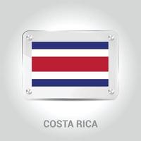 Costa Rica Independence day design card vector