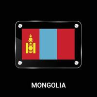 Mongolia flags design vector