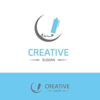 Company logo and typography with elegent design vector