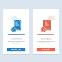 Deadline Business Planning Time  Blue and Red Download and Buy Now web Widget Card Template vector