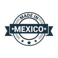 Made in Mexico flag design vector