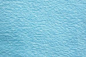 Blue cotton fabric towel texture abstract background photo