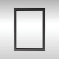 Picture frame design with elegent design vector