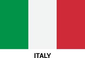 vector de diseño de bandera de italia