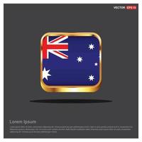 vector de diseño de bandera de australia