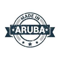 Aruba stamp design vector