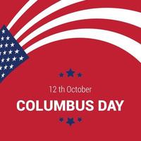 Happy Columbus day design vector