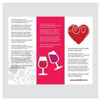 Valentine's day design typography and card with elegent design vector