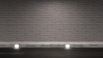 vista de velocidad en la carretera del metro del túnel subterráneo de la carretera con iluminación nocturna y fondo de desenfoque de movimiento. concepto de transporte y vida de la ciudad. video