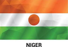 Niger flags design vector