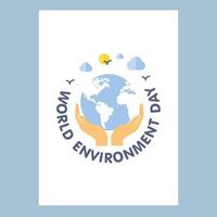 World Environment day design vector