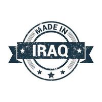 vector de diseño de sello de irak