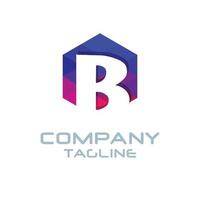 Alphabetic logo design with elegent design and typography vector