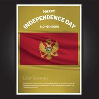 Happy Indpendence day design card vector with flags