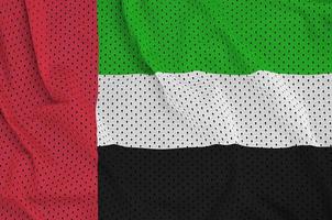 United Arab Emirates flag printed on a polyester nylon sportswea photo