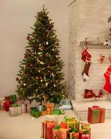 Christmas Tree Decoration Background photo