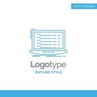 Blue Logo design for Api. app. vector