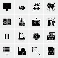 16 Universal Business Icons Vector Creative Icon Illustration to use in web and Mobile Related proje