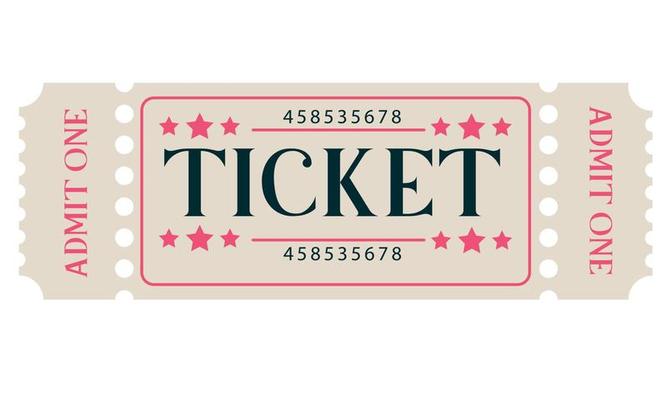 Ticket movie theatre