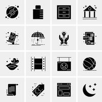 16 Universal Business Icons Vector Creative Icon Illustration to use in web and Mobile Related proje