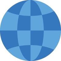 World Globe Internet Design  Flat Color Icon Vector icon banner Template