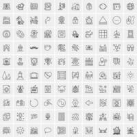 25 iconos de negocios universales vector ilustración de icono creativo para usar en proyectos relacionados con la web y dispositivos móviles