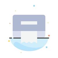 Cleaning Paper Tissue Abstract Flat Color Icon Template vector
