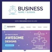 Beautiful Business Concept Brand Name Algorithm vector