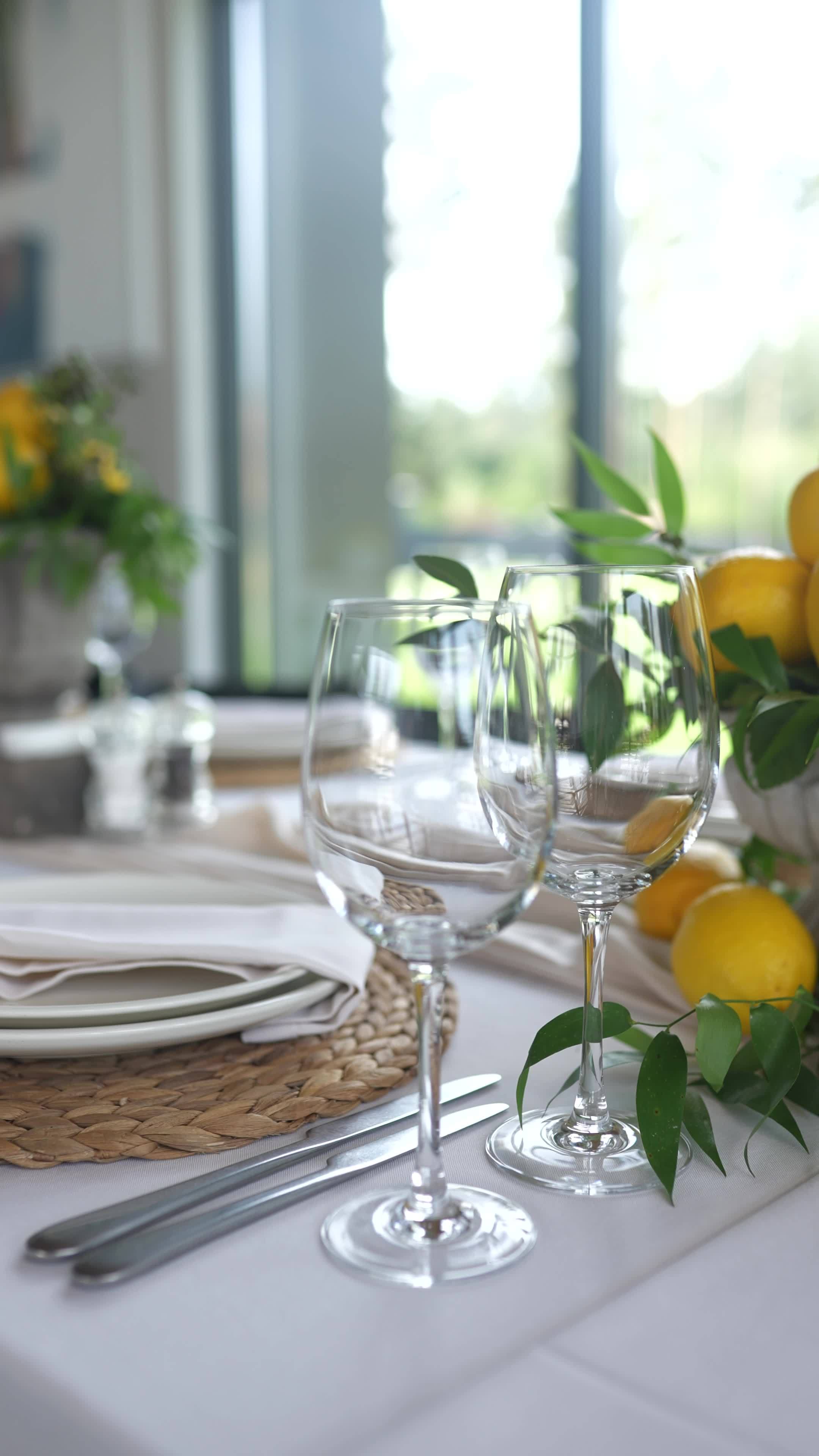 A Sicilian Lemon Themed Wedding Decoration 13288992 Stock Video at Vecteezy