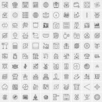Job Find Laptop Chat solid Glyph Icon vector
