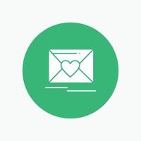 Mail Love Heart Wedding vector