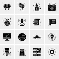 16 Business Universal Icons Vector Creative Icon Illustration to use in web and Mobile Related proj