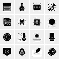 16 Business Universal Icons Vector Creative Icon Illustration to use in web and Mobile Related proje