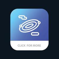 Rotation Science Space Mobile App Button Android and IOS Line Version vector