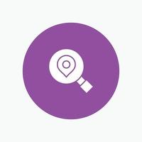 investigación búsqueda mapa ubicación vector