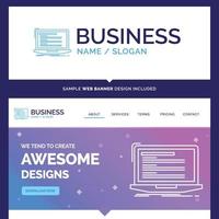 Beautiful Business Concept Brand Name Code vector