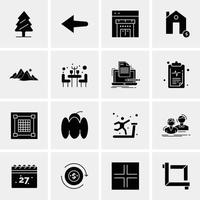 16 Universal Business Icons Vector Creative Icon Illustration to use in web and Mobile Related proje