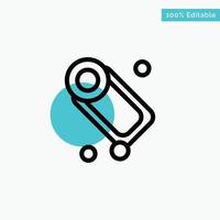 Bathroom Bath Cleaning Soap turquoise highlight circle point Vector icon