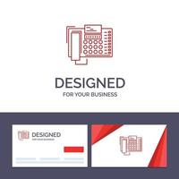 Creative Business Card and Logo template Phone Business Office Call Contact Vector Illustration