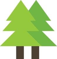Christmas Eco Environment Green Merry  Flat Color Icon Vector icon banner Template