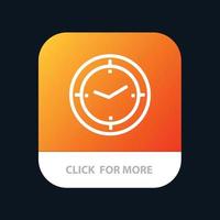 Time Timer Compass Machine Mobile App Button Android and IOS Line Version vector