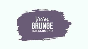 Isolated grunge ink brush stroke vector